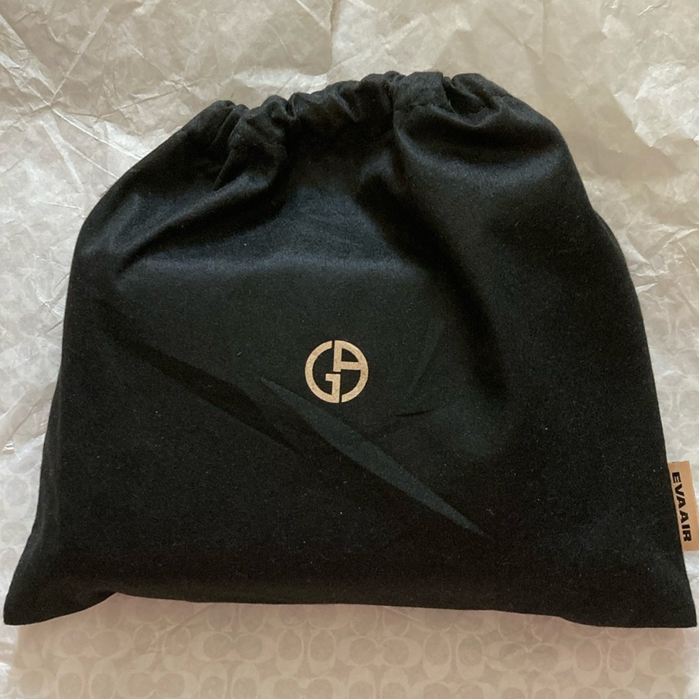 Giorgio Armani Eva Airline overnight amenity pack hard case Champaign color